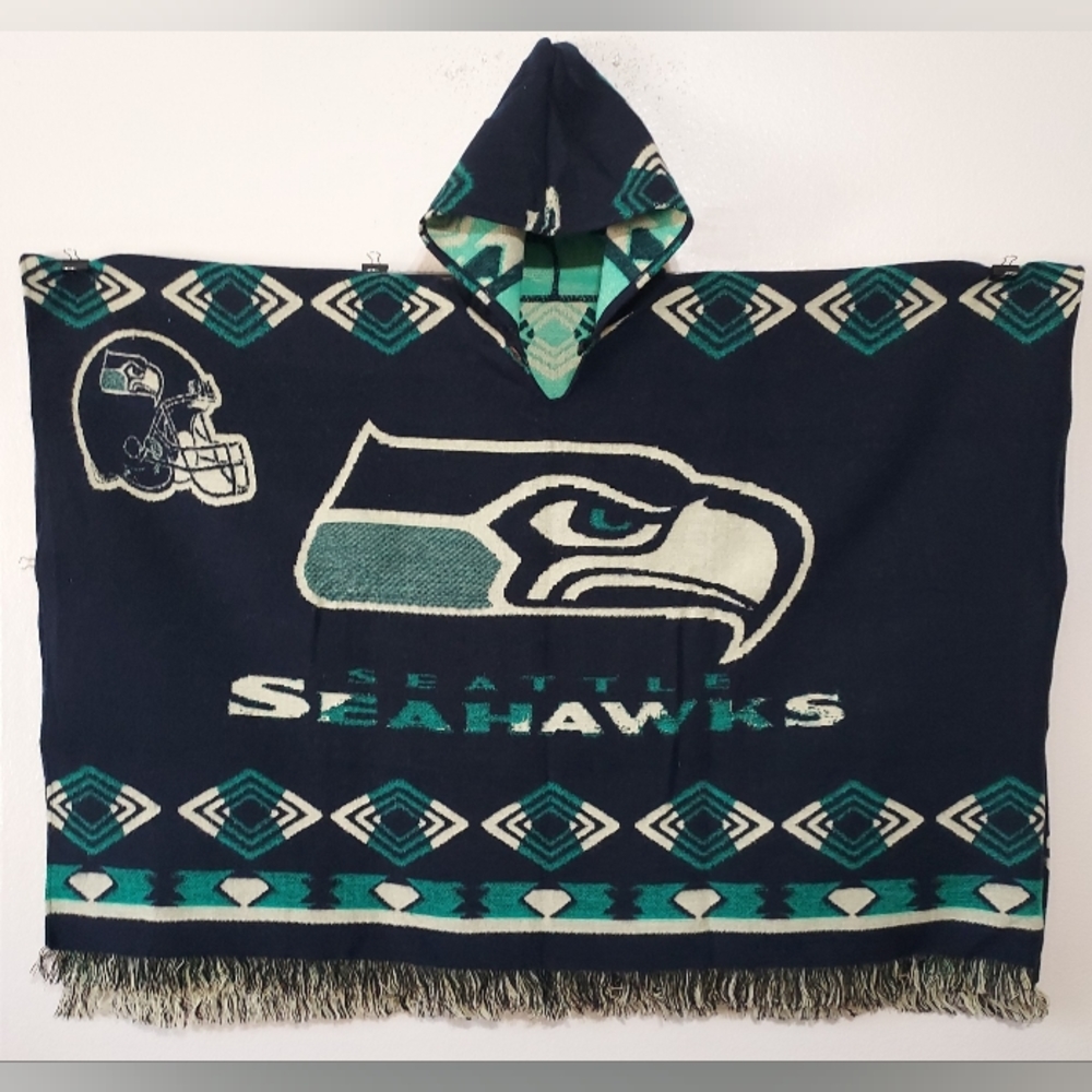 Seattle Seahawks Hooded Poncho